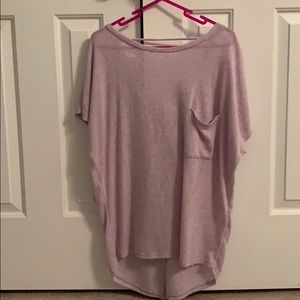 💐 CY lashien Cap Sleeved High Low Top Size S 💐